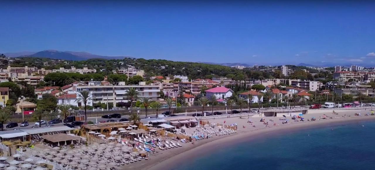 Apt Golfe Juan - 5min des plages - Parking privée - Piscine Rooftop Vallauris Exterior foto
