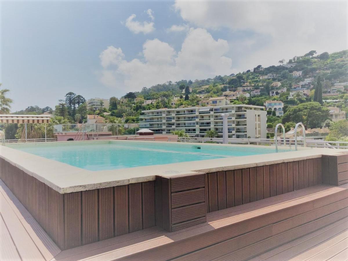 Apt Golfe Juan - 5min des plages - Parking privée - Piscine Rooftop Vallauris Exterior foto